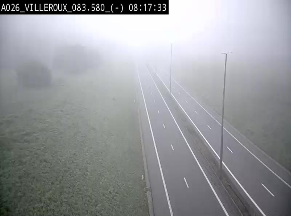 <h2>Webcam autoroute A26/E25 à hauteur de Vaux-sur-Sûre, à la jonction avec la N85 en direction de Liège - BK 83.6</h2>