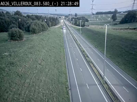 <h2>Webcam autoroute A26/E25 à hauteur de Vaux-sur-Sûre, à la jonction avec la N85 en direction de Liège - BK 83.6</h2>
