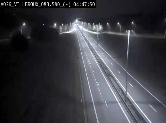 <h2>Webcam autoroute A26/E25 à hauteur de Vaux-sur-Sûre, à la jonction avec la N85 en direction de Liège - BK 83.6</h2>