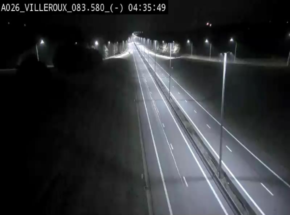 <h2>Webcam autoroute A26/E25 à hauteur de Vaux-sur-Sûre, à la jonction avec la N85 en direction de Liège - BK 83.6</h2>
