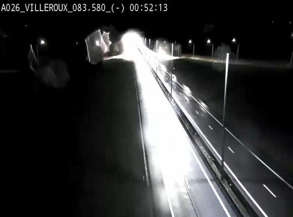<h2>Webcam autoroute A26/E25 à hauteur de Vaux-sur-Sûre, à la jonction avec la N85 en direction de Liège - BK 83.6</h2>