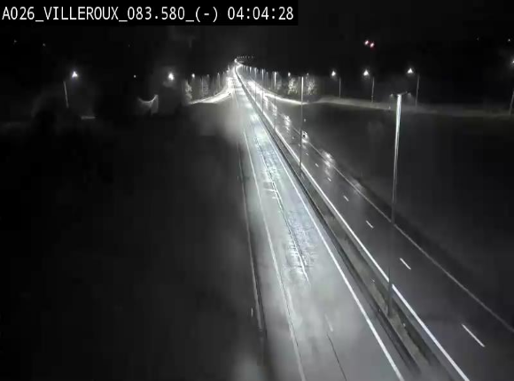 Webcam autoroute A26/E25 à hauteur de Vaux-sur-Sûre, à la jonction avec la N85 en direction de Liège - BK 83.6