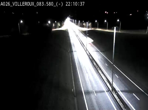 <h2>Webcam autoroute A26/E25 à hauteur de Vaux-sur-Sûre, à la jonction avec la N85 en direction de Liège - BK 83.6</h2>