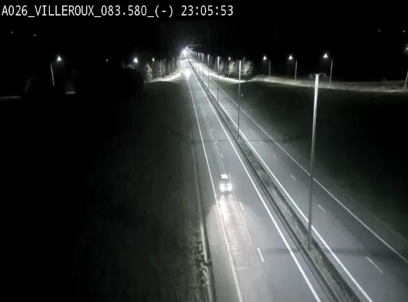 <h2>Webcam autoroute A26/E25 à hauteur de Vaux-sur-Sûre, à la jonction avec la N85 en direction de Liège - BK 83.6</h2>