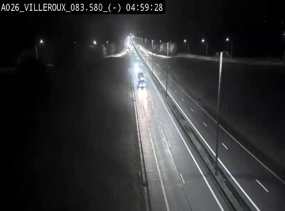 <h2>Webcam autoroute A26/E25 à hauteur de Vaux-sur-Sûre, à la jonction avec la N85 en direction de Liège - BK 83.6</h2>