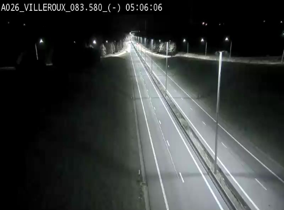 <h2>Webcam autoroute A26/E25 à hauteur de Vaux-sur-Sûre, à la jonction avec la N85 en direction de Liège - BK 83.6</h2>