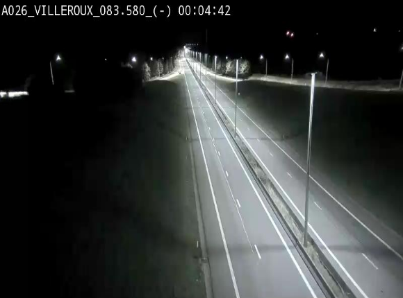 <h2>Webcam autoroute A26/E25 à hauteur de Vaux-sur-Sûre, à la jonction avec la N85 en direction de Liège - BK 83.6</h2>