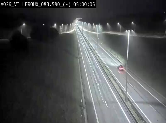<h2>Webcam autoroute A26/E25 à hauteur de Vaux-sur-Sûre, à la jonction avec la N85 en direction de Liège - BK 83.6</h2>