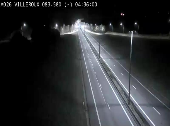 <h2>Webcam autoroute A26/E25 à hauteur de Vaux-sur-Sûre, à la jonction avec la N85 en direction de Liège - BK 83.6</h2>