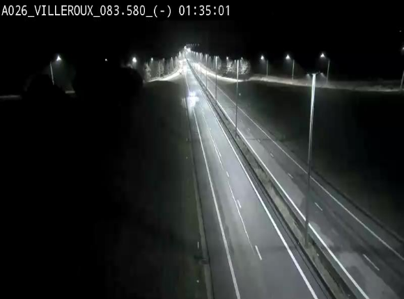 <h2>Webcam autoroute A26/E25 à hauteur de Vaux-sur-Sûre, à la jonction avec la N85 en direction de Liège - BK 83.6</h2>