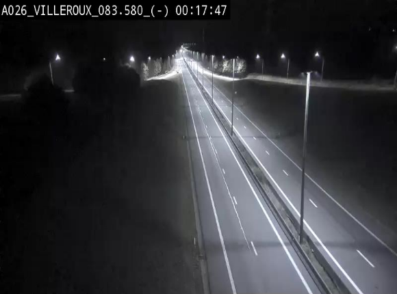 <h2>Webcam autoroute A26/E25 à hauteur de Vaux-sur-Sûre, à la jonction avec la N85 en direction de Liège - BK 83.6</h2>