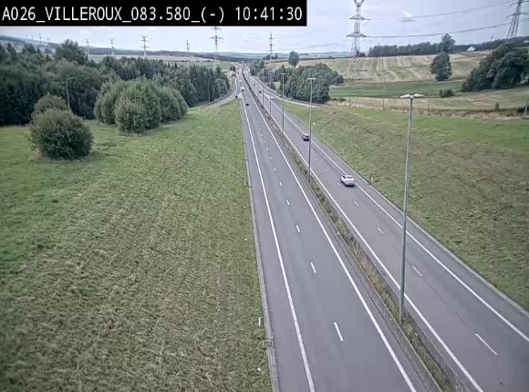 <h2>Webcam autoroute A26/E25 à hauteur de Vaux-sur-Sûre, à la jonction avec la N85 en direction de Liège - BK 83.6</h2>