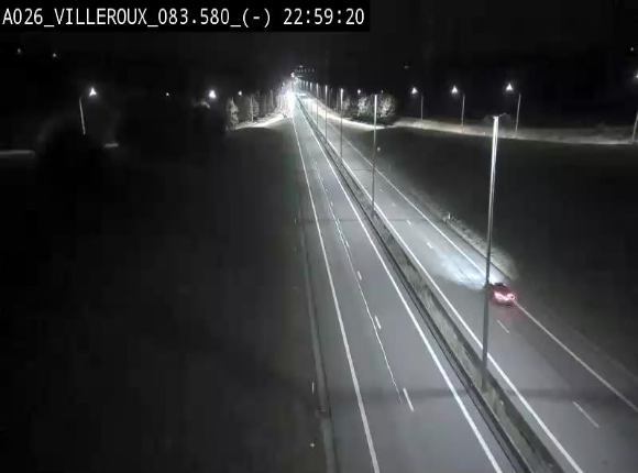 <h2>Webcam autoroute A26/E25 à hauteur de Vaux-sur-Sûre, à la jonction avec la N85 en direction de Liège - BK 83.6</h2>