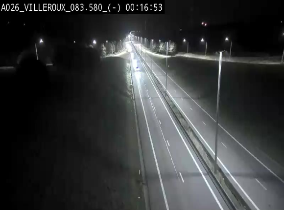 <h2>Webcam autoroute A26/E25 à hauteur de Vaux-sur-Sûre, à la jonction avec la N85 en direction de Liège - BK 83.6</h2>