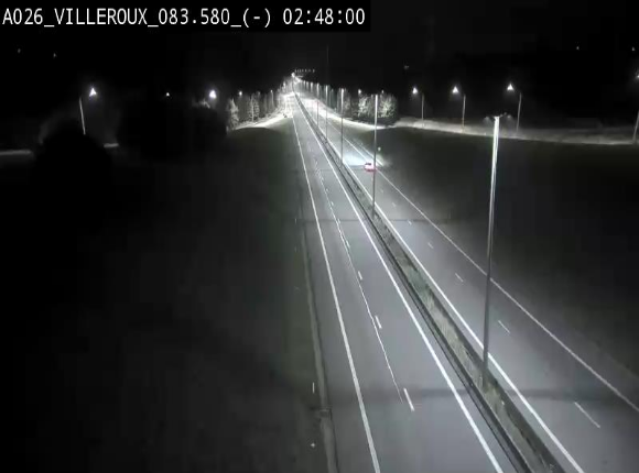 <h2>Webcam autoroute A26/E25 à hauteur de Vaux-sur-Sûre, à la jonction avec la N85 en direction de Liège - BK 83.6</h2>