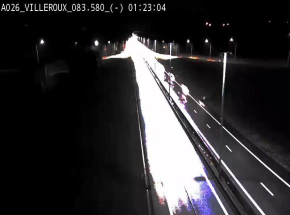 <h2>Webcam autoroute A26/E25 à hauteur de Vaux-sur-Sûre, à la jonction avec la N85 en direction de Liège - BK 83.6</h2>