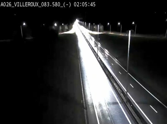 <h2>Webcam autoroute A26/E25 à hauteur de Vaux-sur-Sûre, à la jonction avec la N85 en direction de Liège - BK 83.6</h2>