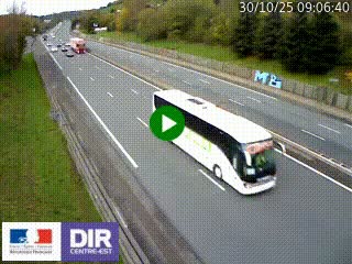 Webcam routière à Saint-Etienne-Terrenoire sur la RN88 avant la jonction entre l'A72 et le Boulevard Périphérique de Saint-Etienne
