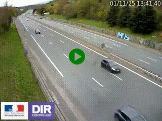 <h2>Webcam routière à Saint-Etienne-Terrenoire sur la RN88 avant la jonction entre l'A72 et le Boulevard Périphérique de Saint-Etienne</h2>