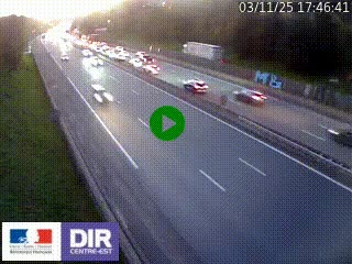 <h2>Webcam routière à Saint-Etienne-Terrenoire sur la RN88 avant la jonction entre l'A72 et le Boulevard Périphérique de Saint-Etienne</h2>