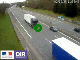 <h2>Webcam routière à Saint-Etienne-Terrenoire sur la RN88 avant la jonction entre l'A72 et le Boulevard Périphérique de Saint-Etienne</h2>