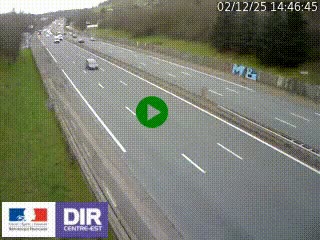 <h2>Webcam routière à Saint-Etienne-Terrenoire sur la RN88 avant la jonction entre l'A72 et le Boulevard Périphérique de Saint-Etienne</h2>
