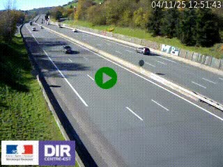 <h2>Webcam routière à Saint-Etienne-Terrenoire sur la RN88 avant la jonction entre l'A72 et le Boulevard Périphérique de Saint-Etienne</h2>