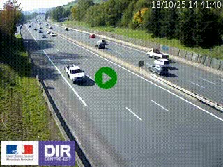 <h2>Webcam routière à Saint-Etienne-Terrenoire sur la RN88 avant la jonction entre l'A72 et le Boulevard Périphérique de Saint-Etienne</h2>