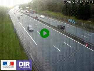 <h2>Webcam routière à Saint-Etienne-Terrenoire sur la RN88 avant la jonction entre l'A72 et le Boulevard Périphérique de Saint-Etienne</h2>
