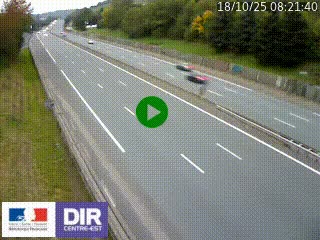 <h2>Webcam routière à Saint-Etienne-Terrenoire sur la RN88 avant la jonction entre l'A72 et le Boulevard Périphérique de Saint-Etienne</h2>