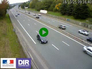 <h2>Webcam routière à Saint-Etienne-Terrenoire sur la RN88 avant la jonction entre l'A72 et le Boulevard Périphérique de Saint-Etienne</h2>