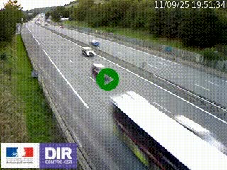 <h2>Webcam routière à Saint-Etienne-Terrenoire sur la RN88 avant la jonction entre l'A72 et le Boulevard Périphérique de Saint-Etienne</h2>