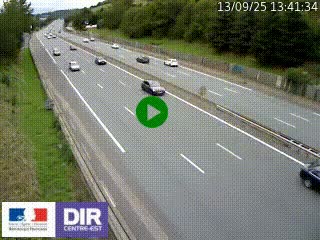 <h2>Webcam routière à Saint-Etienne-Terrenoire sur la RN88 avant la jonction entre l'A72 et le Boulevard Périphérique de Saint-Etienne</h2>