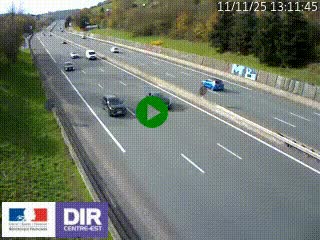 <h2>Webcam routière à Saint-Etienne-Terrenoire sur la RN88 avant la jonction entre l'A72 et le Boulevard Périphérique de Saint-Etienne</h2>