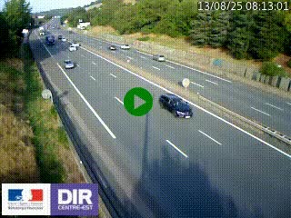 <h2>Webcam routière à Saint-Etienne-Terrenoire sur la RN88 avant la jonction entre l'A72 et le Boulevard Périphérique de Saint-Etienne</h2>