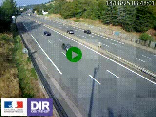 <h2>Webcam routière à Saint-Etienne-Terrenoire sur la RN88 avant la jonction entre l'A72 et le Boulevard Périphérique de Saint-Etienne</h2>