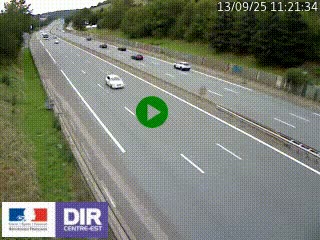 <h2>Webcam routière à Saint-Etienne-Terrenoire sur la RN88 avant la jonction entre l'A72 et le Boulevard Périphérique de Saint-Etienne</h2>