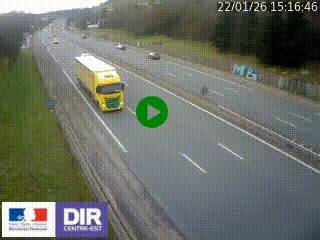<h2>Webcam routière à Saint-Etienne-Terrenoire sur la RN88 avant la jonction entre l'A72 et le Boulevard Périphérique de Saint-Etienne</h2>