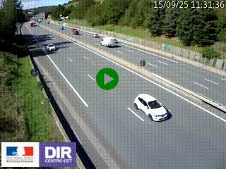 <h2>Webcam routière à Saint-Etienne-Terrenoire sur la RN88 avant la jonction entre l'A72 et le Boulevard Périphérique de Saint-Etienne</h2>