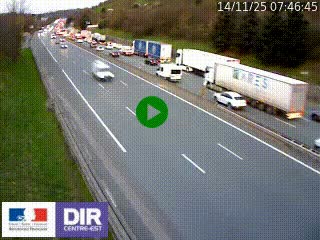 <h2>Webcam routière à Saint-Etienne-Terrenoire sur la RN88 avant la jonction entre l'A72 et le Boulevard Périphérique de Saint-Etienne</h2>
