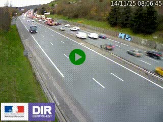 <h2>Webcam routière à Saint-Etienne-Terrenoire sur la RN88 avant la jonction entre l'A72 et le Boulevard Périphérique de Saint-Etienne</h2>