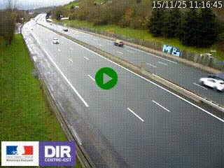 <h2>Webcam routière à Saint-Etienne-Terrenoire sur la RN88 avant la jonction entre l'A72 et le Boulevard Périphérique de Saint-Etienne</h2>