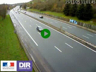 <h2>Webcam routière à Saint-Etienne-Terrenoire sur la RN88 avant la jonction entre l'A72 et le Boulevard Périphérique de Saint-Etienne</h2>