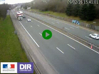 <h2>Webcam routière à Saint-Etienne-Terrenoire sur la RN88 avant la jonction entre l'A72 et le Boulevard Périphérique de Saint-Etienne</h2>