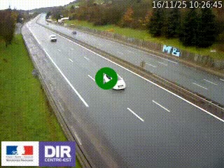 <h2>Webcam routière à Saint-Etienne-Terrenoire sur la RN88 avant la jonction entre l'A72 et le Boulevard Périphérique de Saint-Etienne</h2>