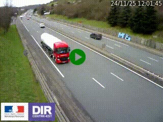 <h2>Webcam routière à Saint-Etienne-Terrenoire sur la RN88 avant la jonction entre l'A72 et le Boulevard Périphérique de Saint-Etienne</h2>