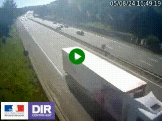 Webcam routière à Saint-Etienne-Terrenoire sur la RN88 avant la jonction entre l'A72 et le Boulevard Périphérique de Saint-Etienne