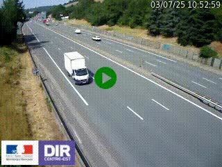 Webcam routière à Saint-Etienne-Terrenoire sur la RN88 avant la jonction entre l'A72 et le Boulevard Périphérique de Saint-Etienne