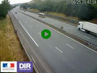 Webcam routière à Saint-Etienne-Terrenoire sur la RN88 avant la jonction entre l'A72 et le Boulevard Périphérique de Saint-Etienne