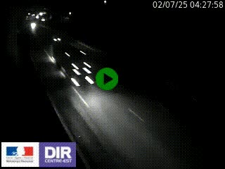 Webcam routière à Saint-Etienne-Terrenoire sur la RN88 avant la jonction entre l'A72 et le Boulevard Périphérique de Saint-Etienne